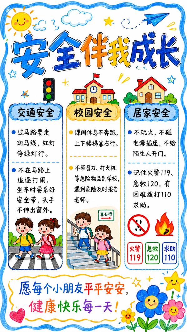 安全手抄报