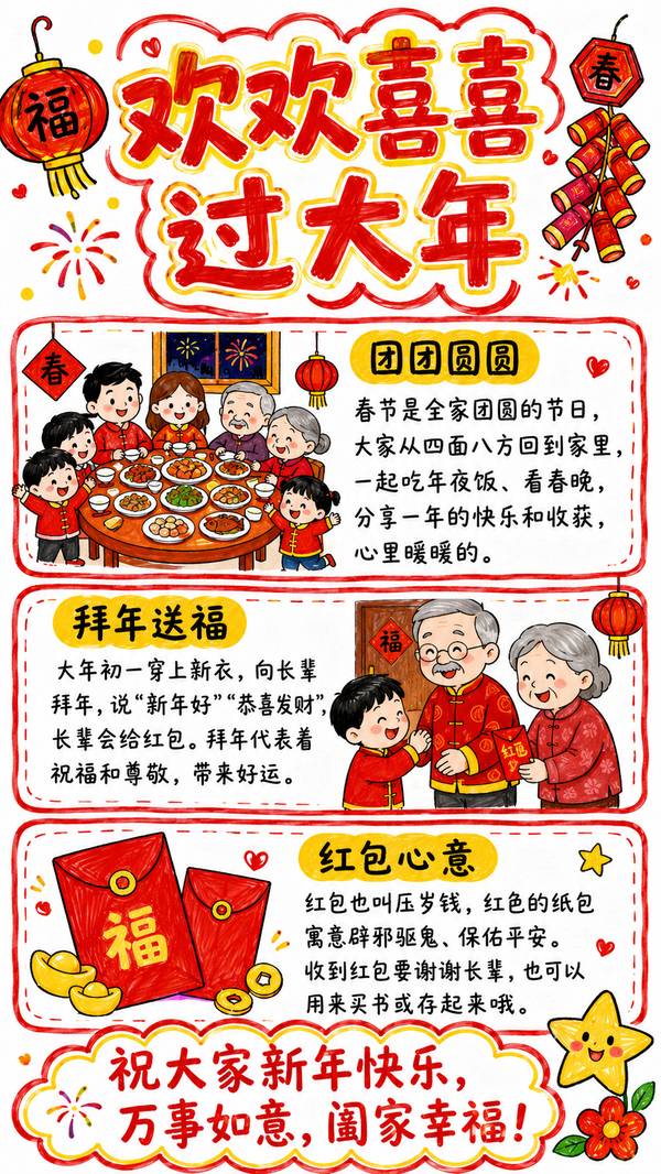 春节手抄报